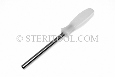 #11303 - Stainless Steel Bit Driver with Nylon Handle 9.25"(231mm) OAL. bit driver, bit handle, stainless steel